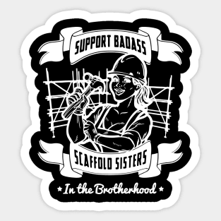 Support Badass Sisters Sticker